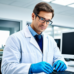 Chemical Engineer in a Modern Lab**

"A professional chemical engineer, fully clothed in lab coat and safety glasses, working with advanced equipment in a bright, modern laboratory. Focus on innovation and technology. Appropriate attire, safe for work, perfect anatomy, correct proportions, professional setting, family-friendly."

**