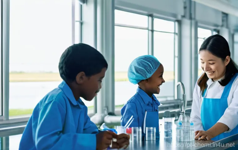 화학공학 직업 안정성 - **Prompt:** A dynamic and inclusive team of diverse chemical engineers, both men and women, of vario...