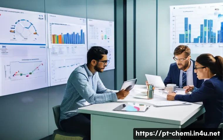 화학공학 업무 계획 및 일정 관리 - **Prompt:** A diverse team of chemical engineers, including men and women from various backgrounds, ...