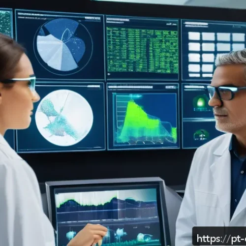 Home 33 화학공학 창의적 문제 해결 - A modern chemical engineering control room with large digital twin holographic displays showing deta...