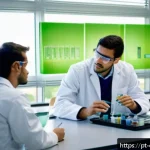 Home 20 화학공학 전공 취업률 - A modern chemical engineering laboratory focused on sustainability and green chemistry in Portugal, ...